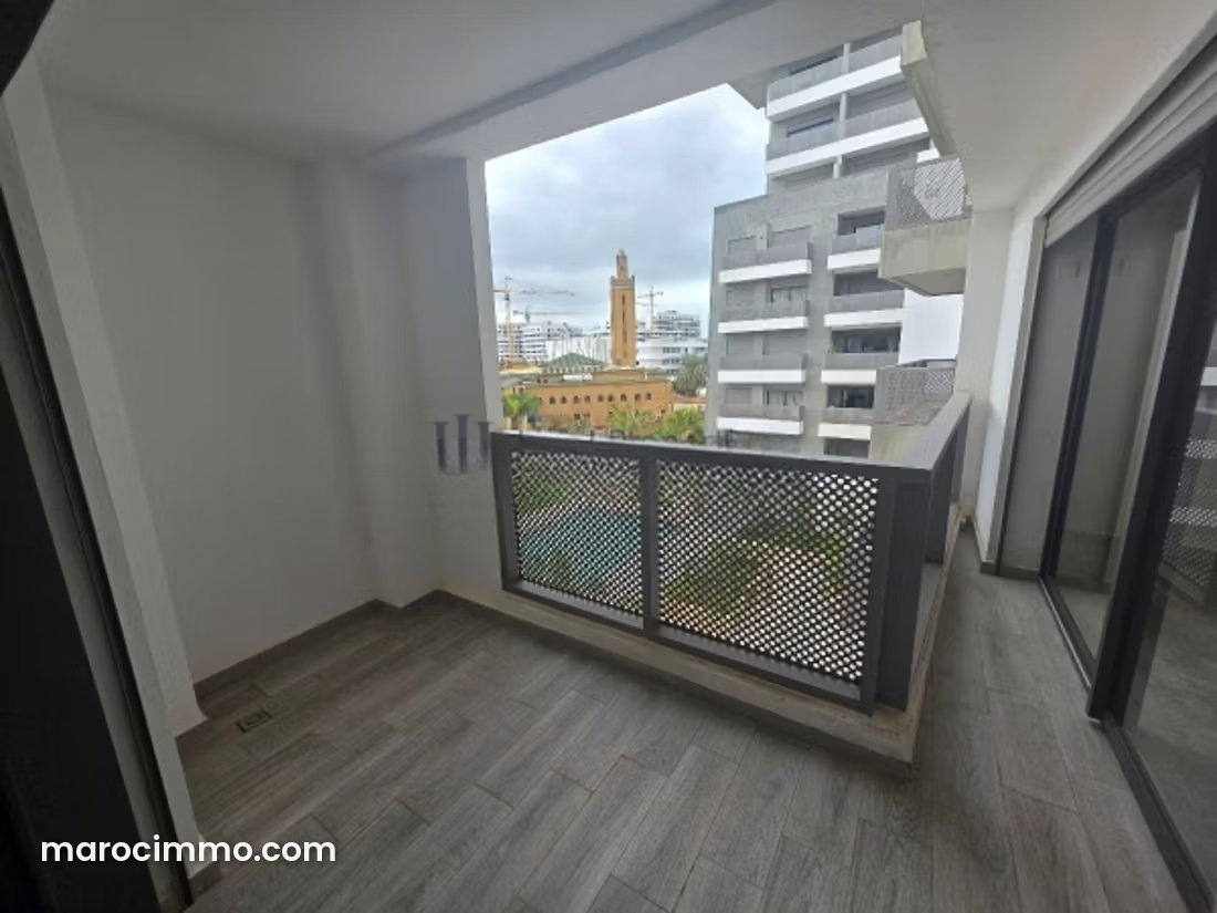 Furnished apartment with terrace for rent in Casablanca Finance City — Casablanca