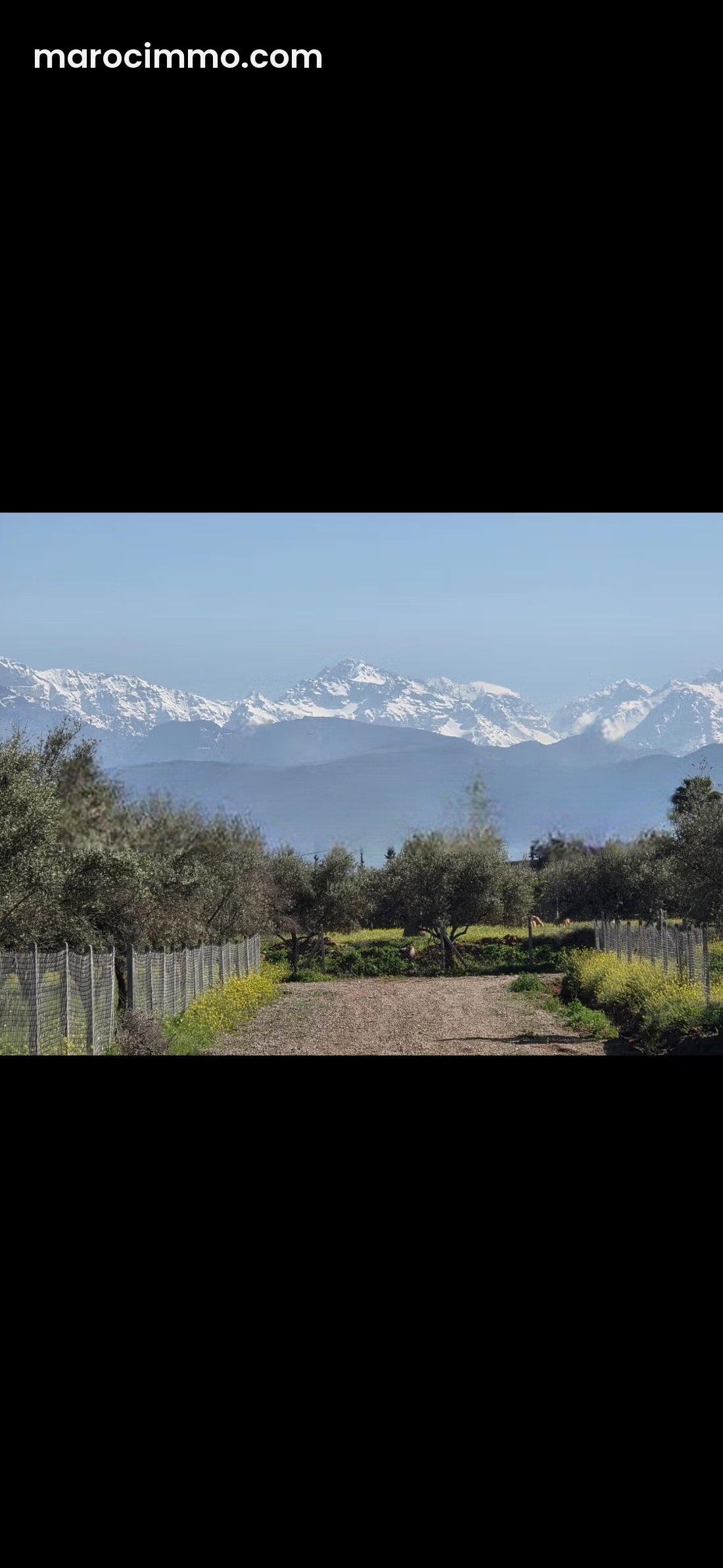 12,200 m² Plot with Atlas Mountain Views, Ourika Road, Marrakech — Marrakesh