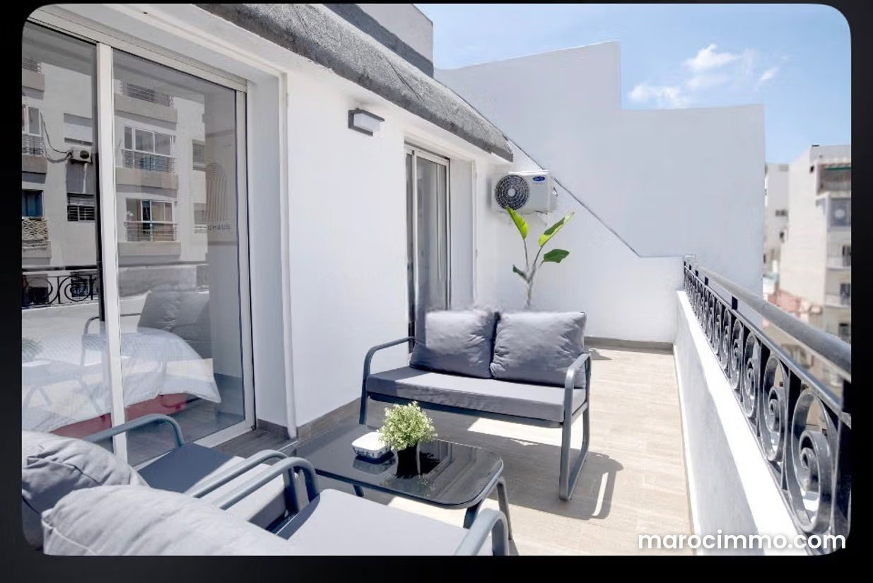 Appartement meublé avec terrasse au cœur des Princesses Casablanca — Casablanca