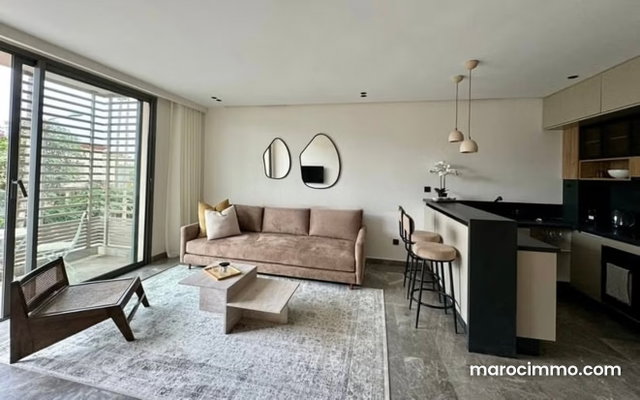 Très belle studio de lux meublé à louer à Ain Diab — 2