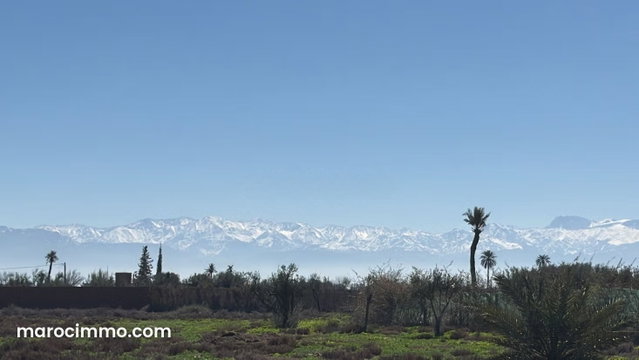 Terrain au calme, vue Atlas 1 Hectare à Marrakech — 5