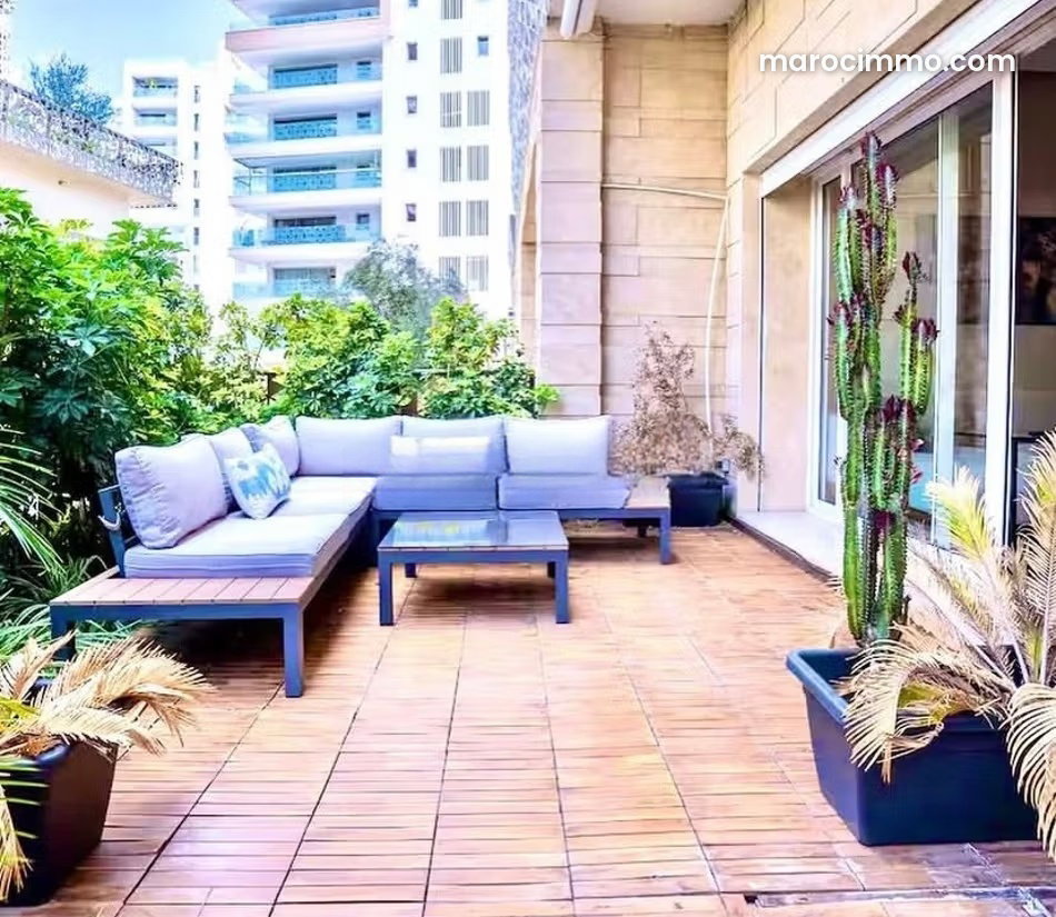 Appartement 2 chambres avec jardin privé, Casablanca Finance City — Casablanca