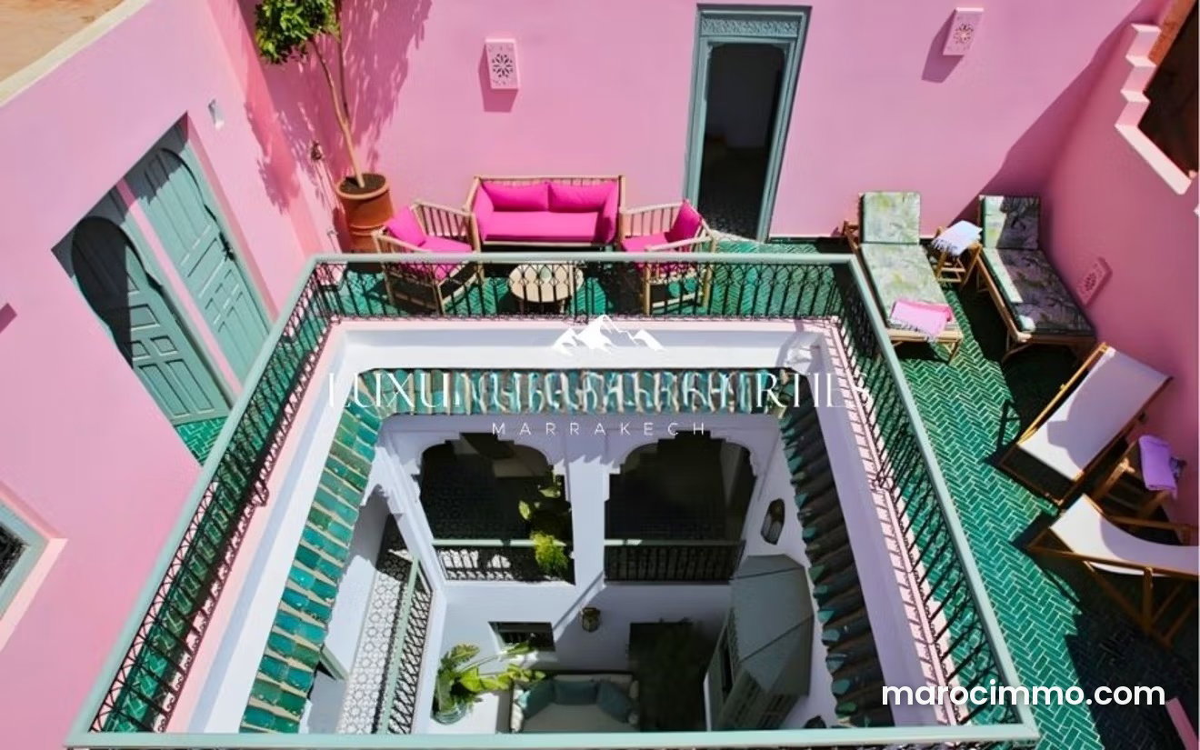 Riad authentique 4 chambres à vendre, Riad Zitoun, Marrakech — Marrakech