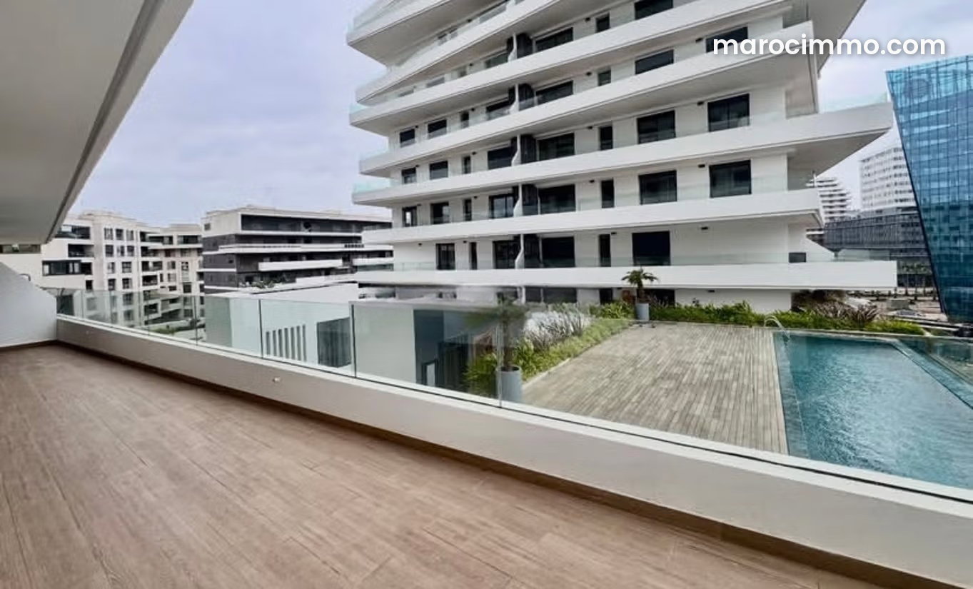 Furnished 3-Bedroom Apartment, Casablanca Finance City — Casablanca
