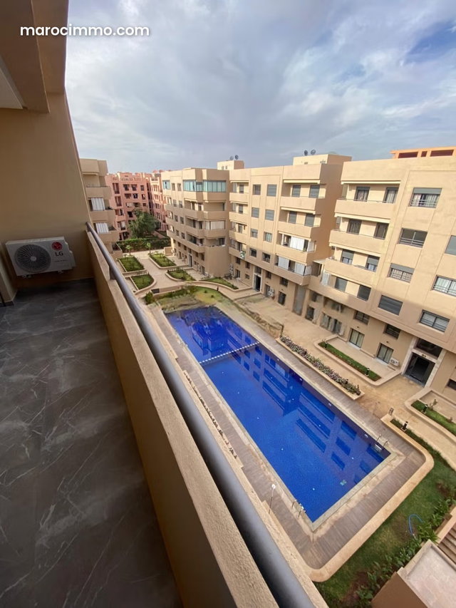 PALMERAIE T3 furnished view pool — 2