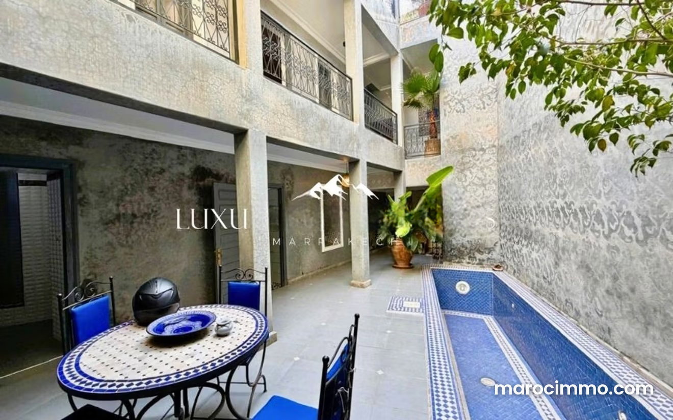 House with Pool and Terrace in Riad Zitoun, Marrakech — Marrakesh