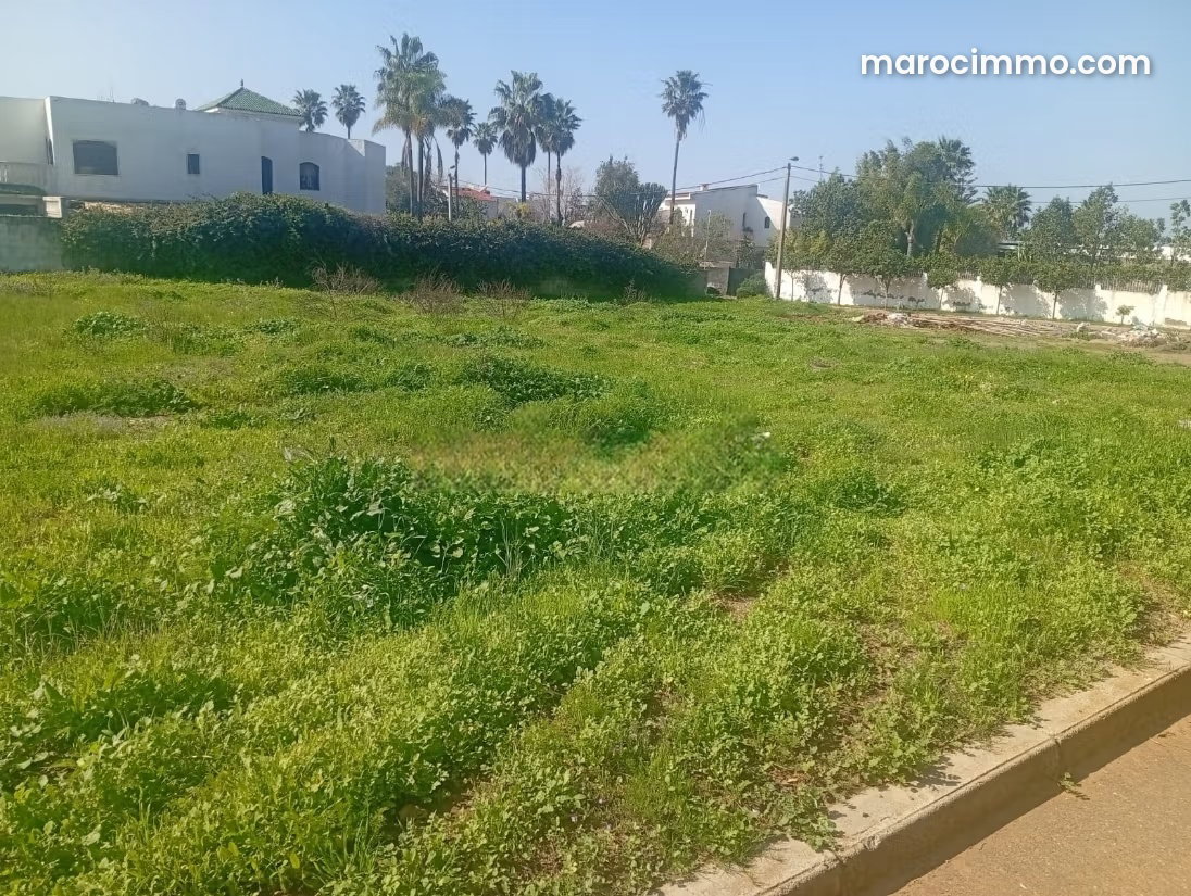1,864 m² Titled Plot of Land for Sale in Souissi, Rabat — Rabat