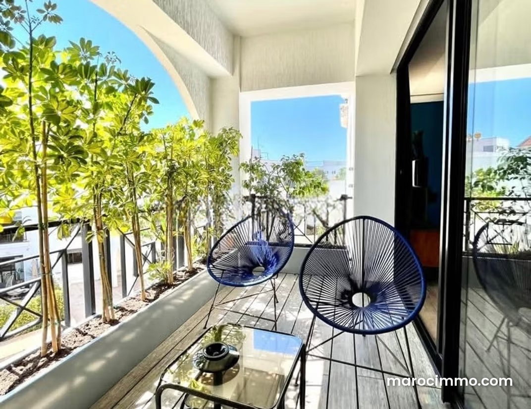 183 sqm Furnished Apartment with Swimming Pool, Ain Diab, Casablanca — Casablanca