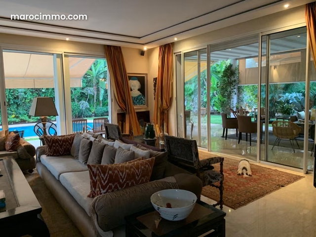 Vente villa de luxe à Anfa Supérieur. Surface totale 1020 m². Cheminée, piscine — 4