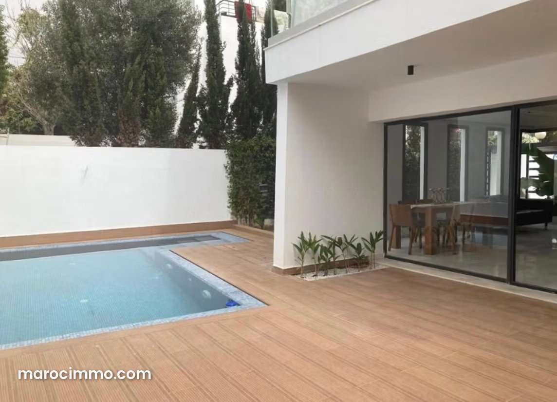 420 m² Villa with Swimming Pool for Rent, Aïn Diab, Casablanca — Casablanca