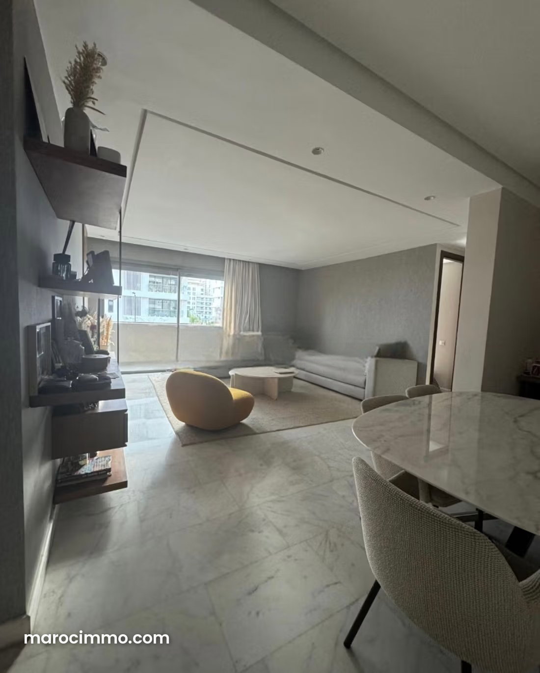 Furnished 120 sqm apartment for rent in Casablanca Finance City — Casablanca