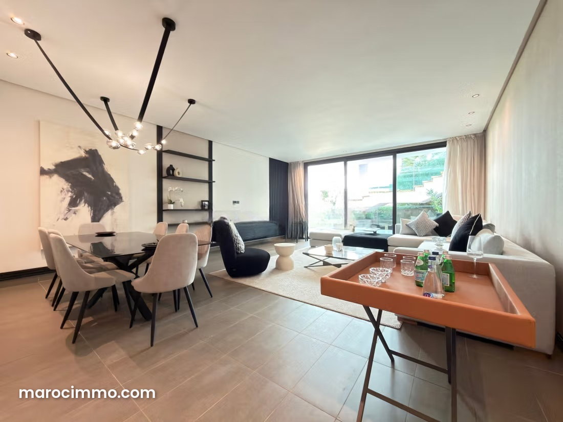 Appartement 172 m², 3 chambres avec vue Ouest, Aïn Diab Casablanca — Casablanca