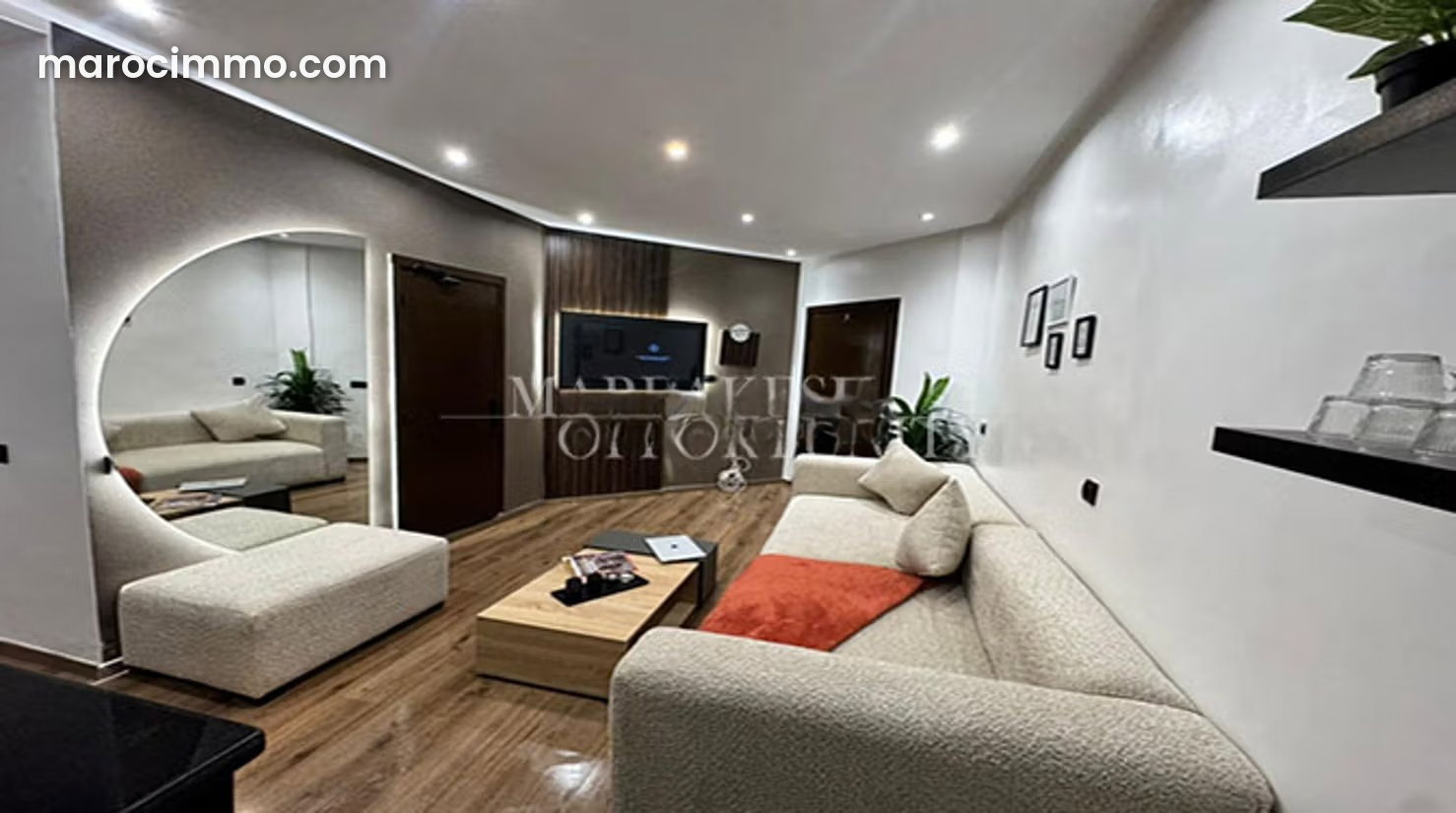Furnished studio with swimming pool, Gueliz, Marrakech — Marrakesh