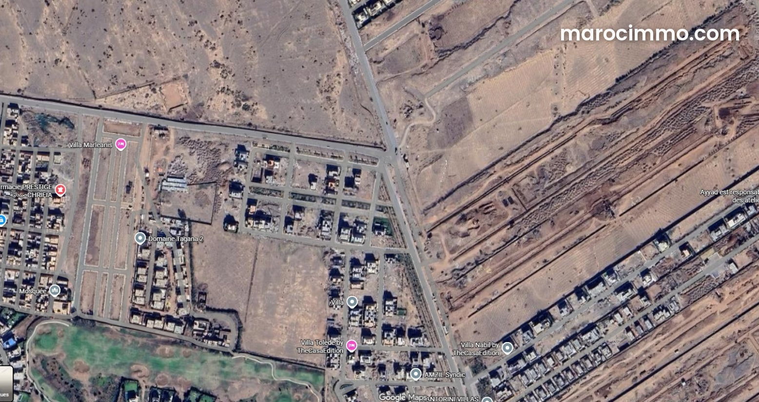 Terrain constructible 378 m², Agdal, Marrakech — Marrakech