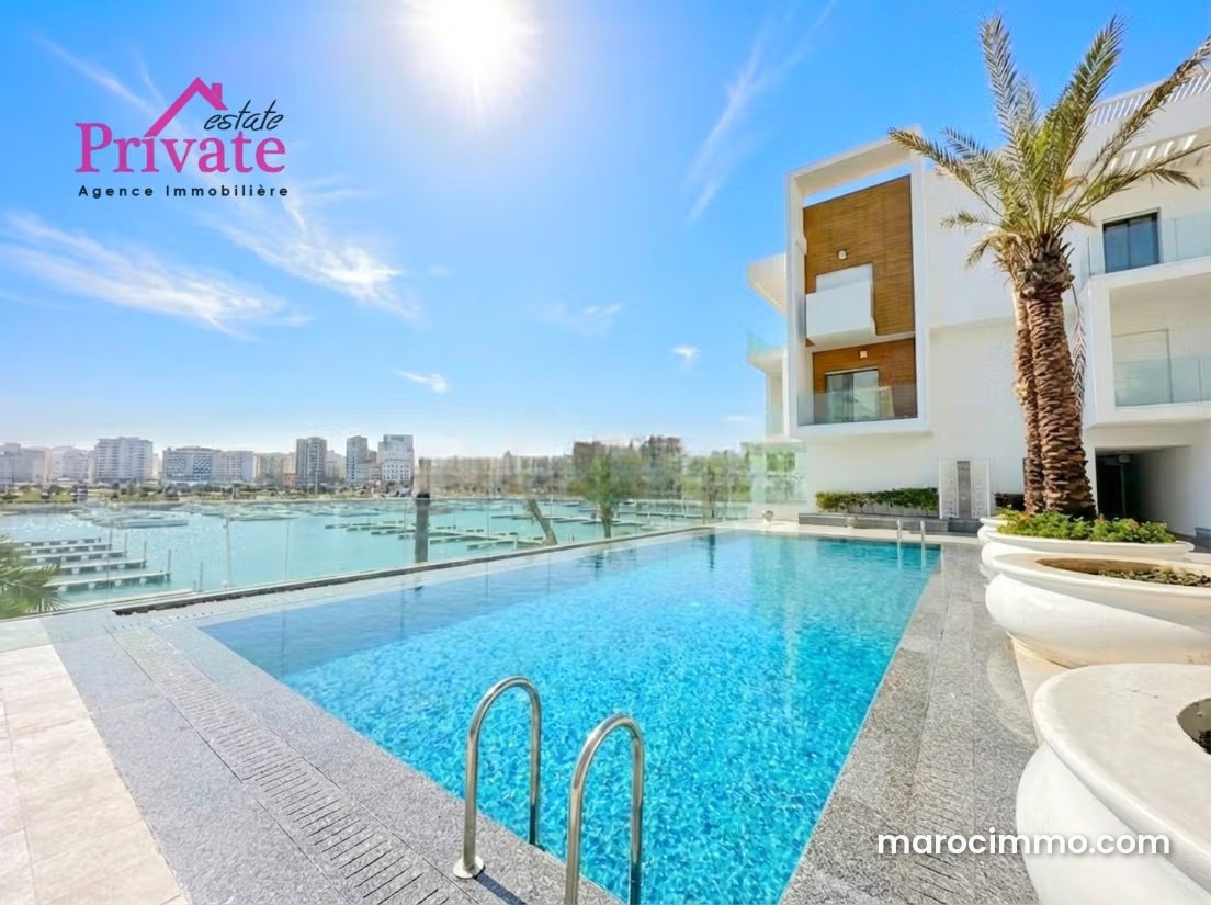 Appartement 96 m² vue mer, Marina de Tanger, standing luxe — Tangier