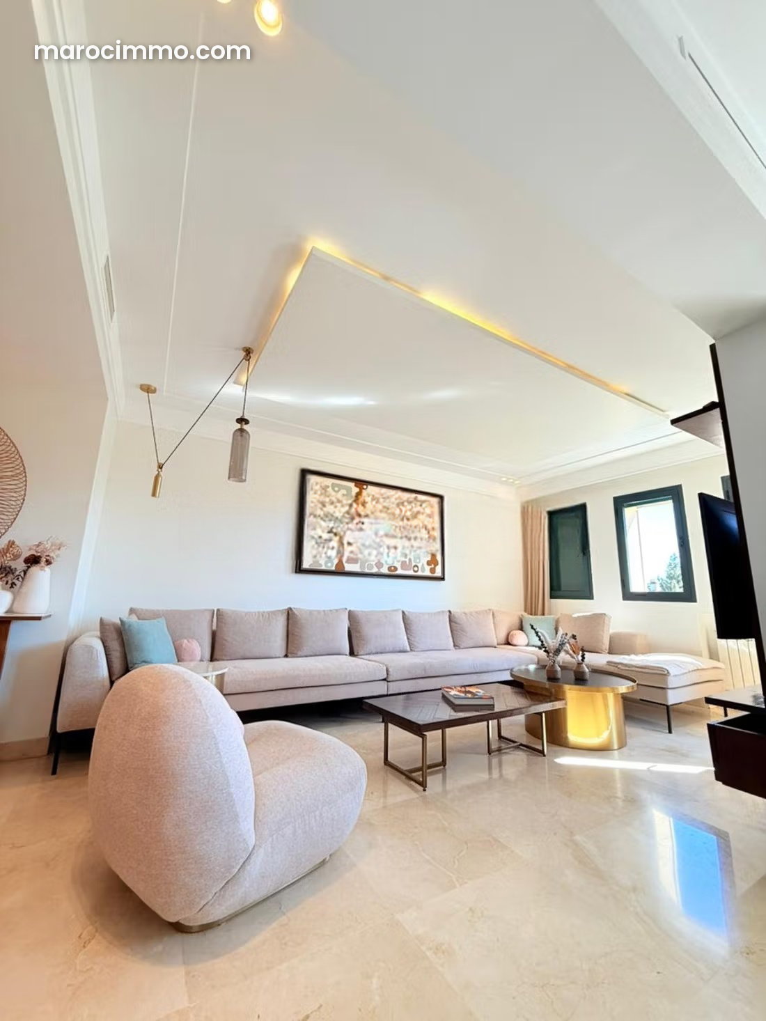شقة فاخرة للبيع في المدينة الخضراء ببوسكورة — بوسكورة