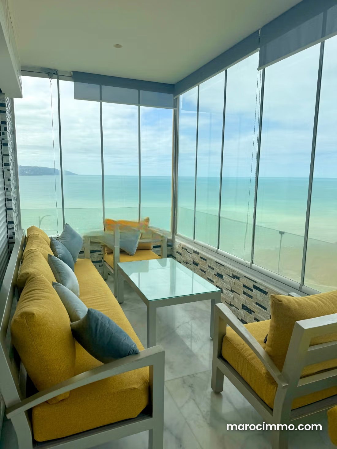 Appartement vue mer meublé à Malabata Tanger avec piscine — Tanger