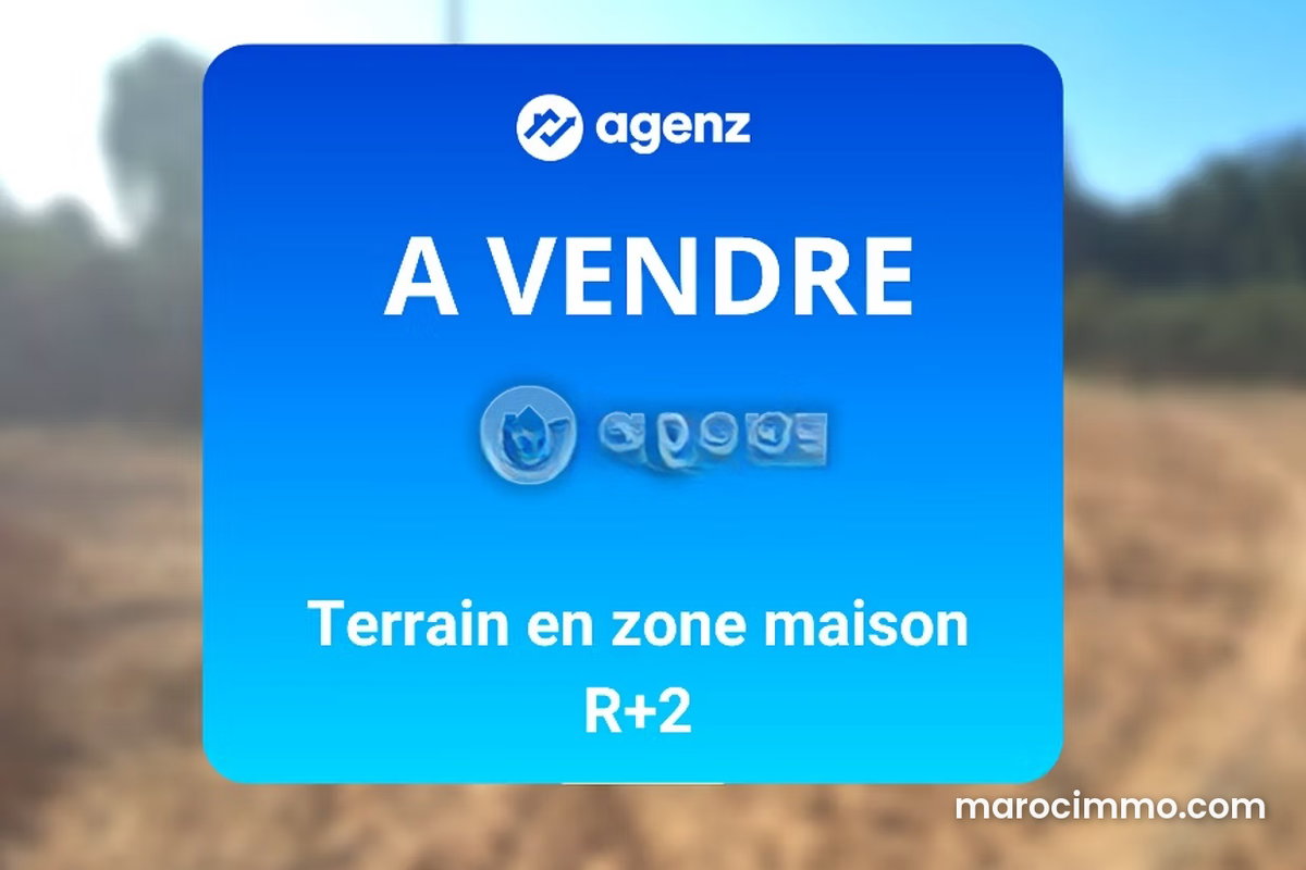 Terrain à vendre 163 m² Assaka Inezgane Ait Melloul