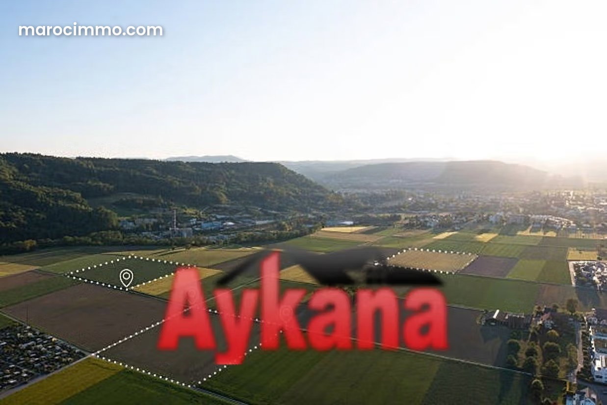 Terrain 1 511 m² Ain Attig, autorisation R3, divisible 8 lots — Ain Attig