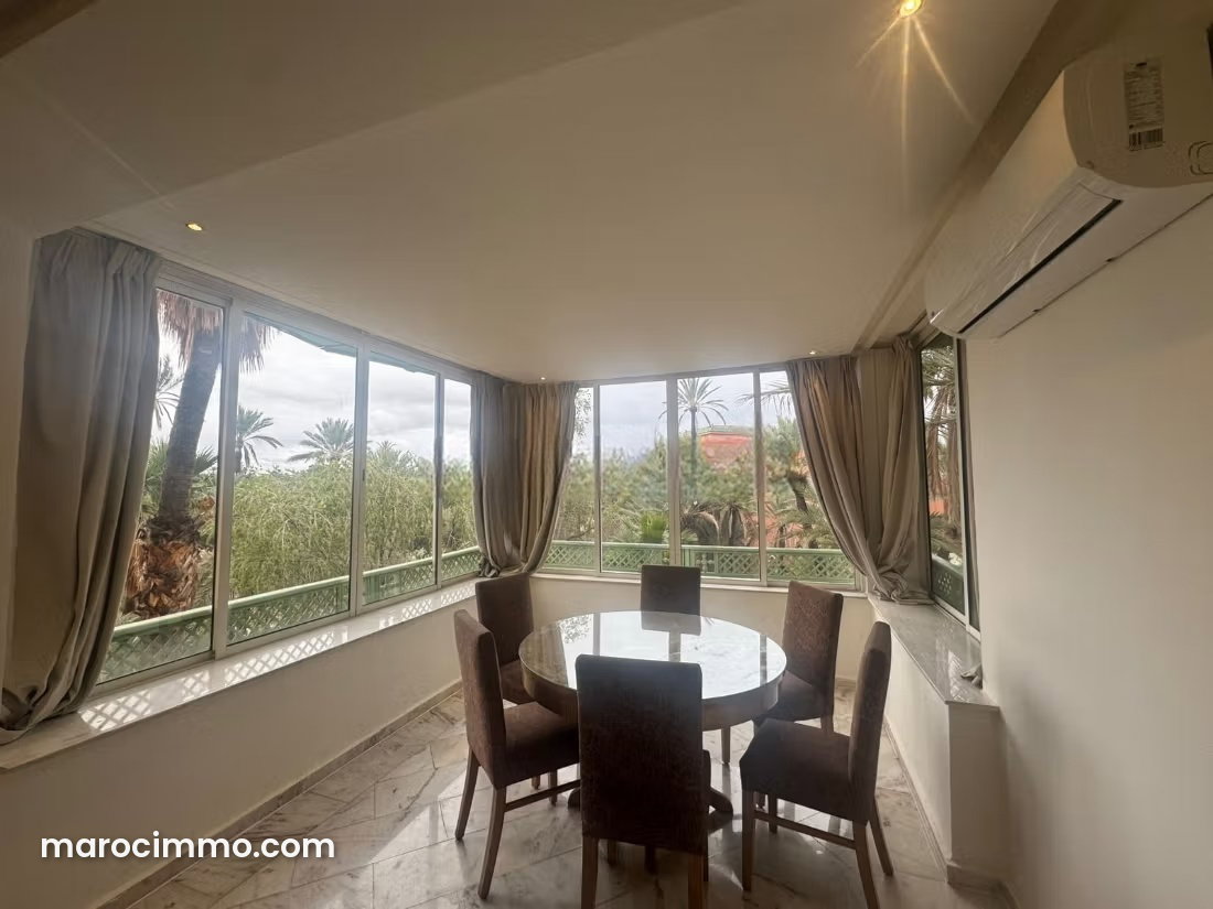 Appartement meublé avec terrasse à la Palmeraie Marrakech — Marrakech
