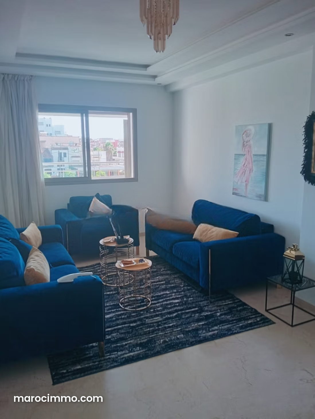 Appartement meublé 130 m², 4 chambres à Sala El Jadida, Salé — Salé