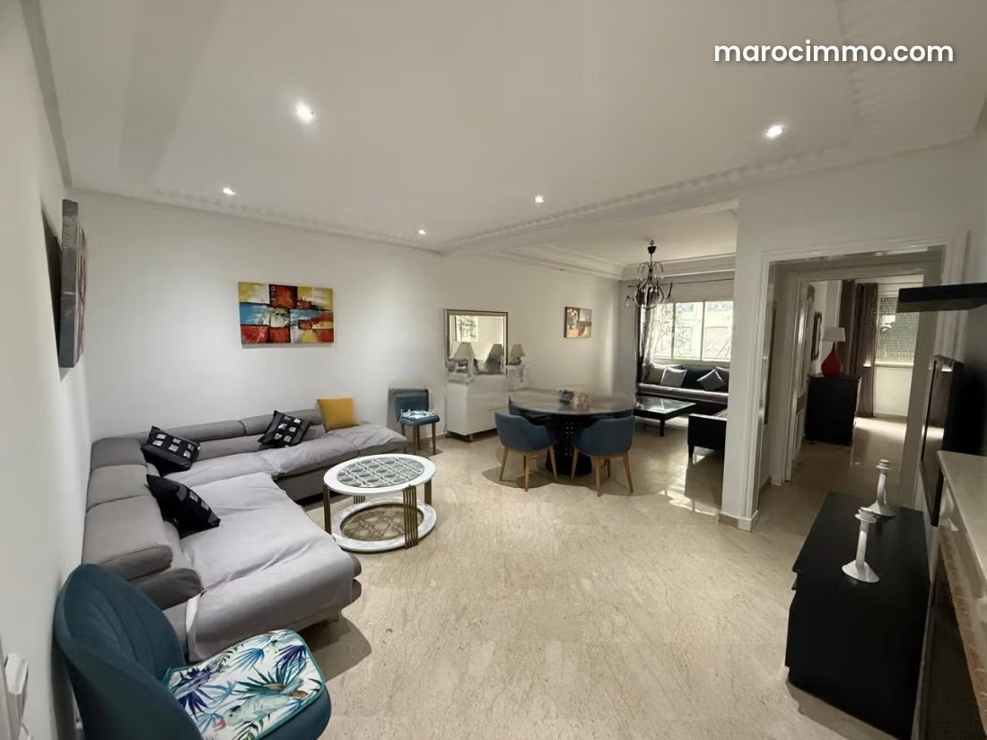 Furnished Apartment with Terrace for Rent in Gauthier, Casablanca — Casablanca