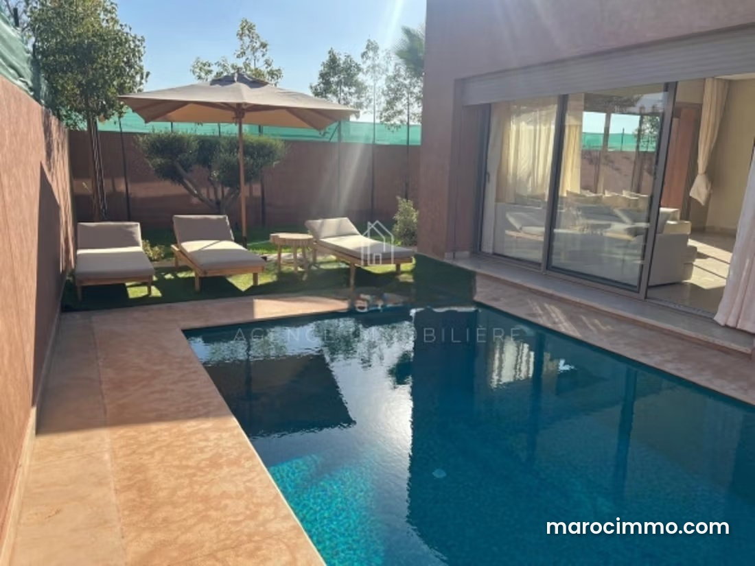 Furnished 3-Bedroom Villa with Pool, Ouarzazate Road, Marrakech — Marrakesh