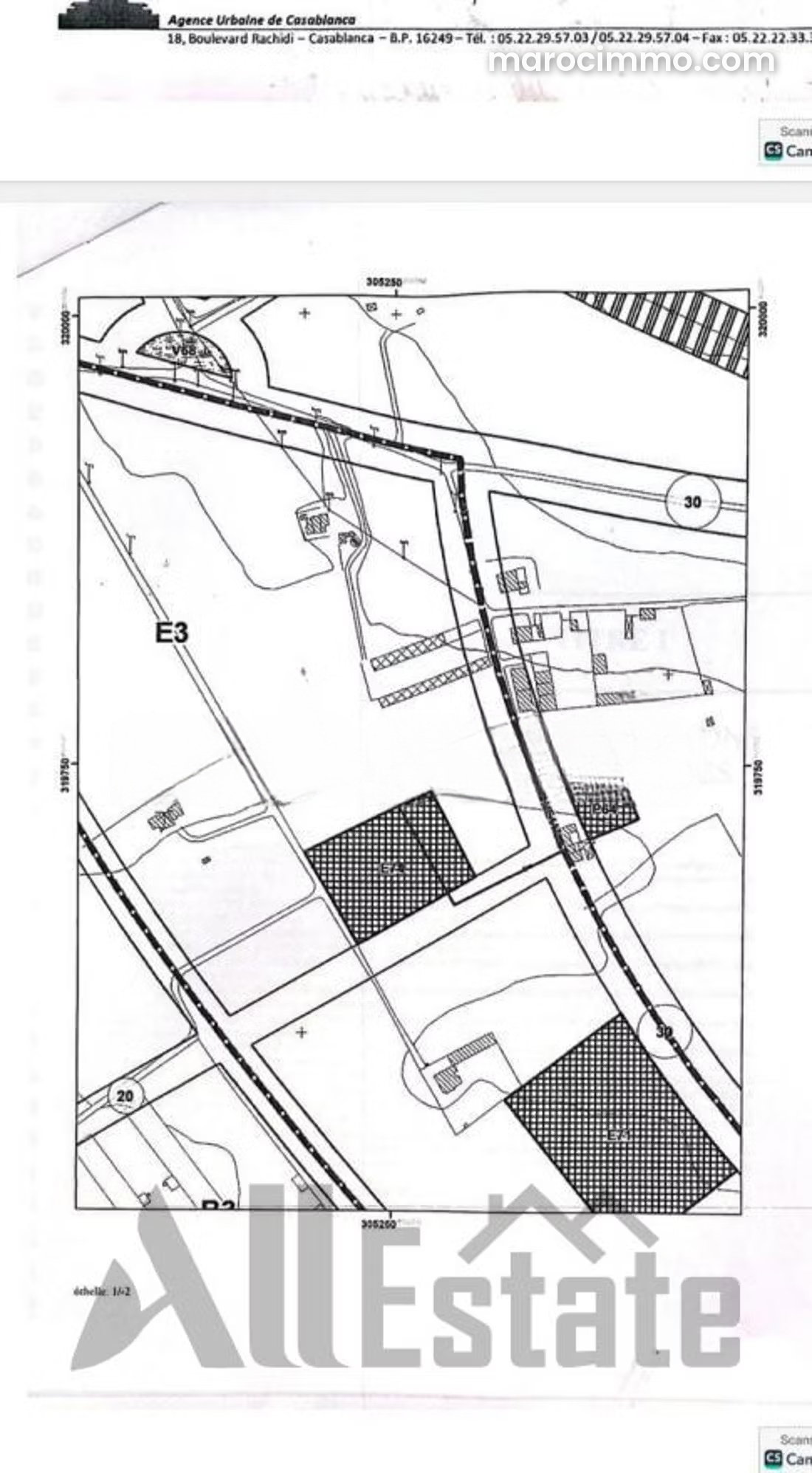 Terrain 1 hectare à Mediouna, zone E3, projet résidentiel — Mediouna