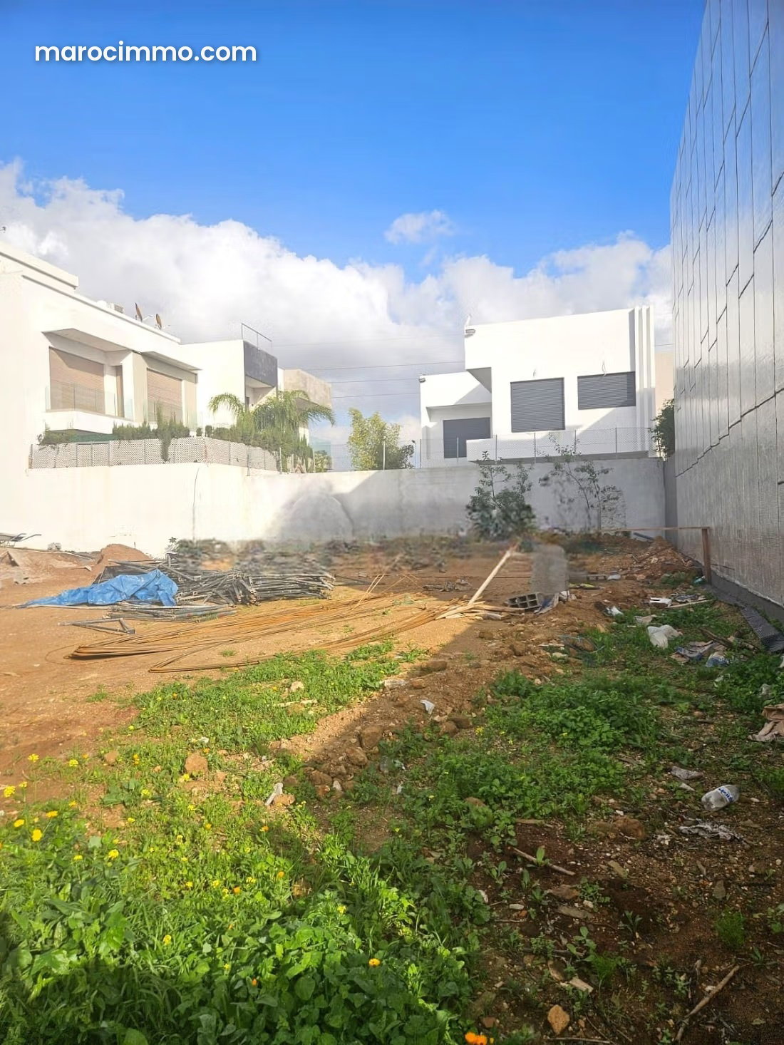 Terrain 363 m² à Bouskoura centre, lotissement sécurisé — Bouskoura