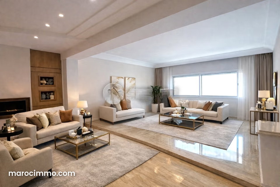 Appartement à vendre 176 m², 3 chambres Val Fleurie Casablanca