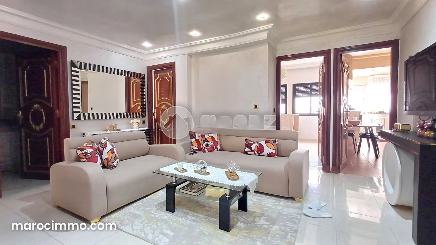 130 sqm apartment in Val Fleuri, Casablanca with garage — Casablanca