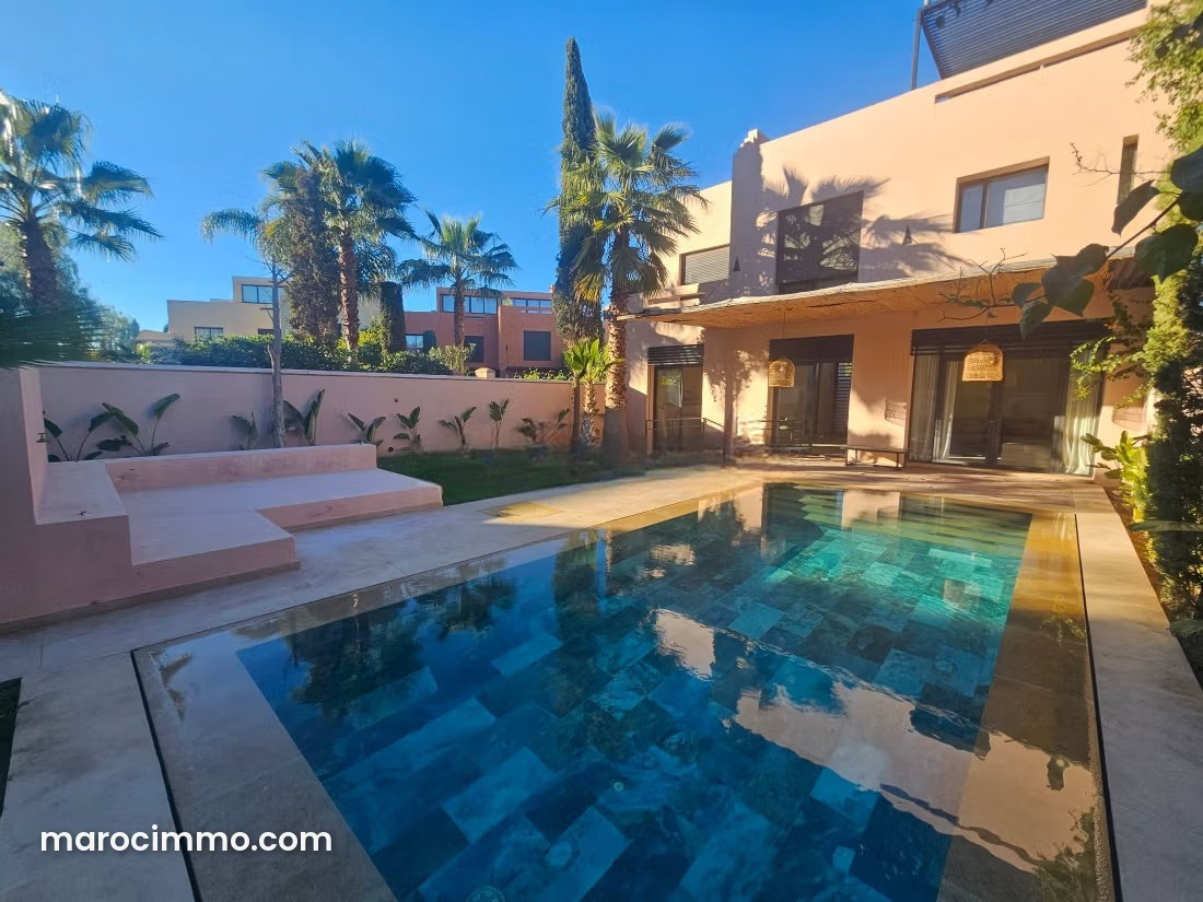 Villa moderne avec piscine à louer, Amelkis, Marrakech — Marrakech