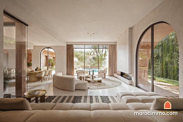 Villa de niveau supérieur à vendre sur la route Ourika Marrakech — 4