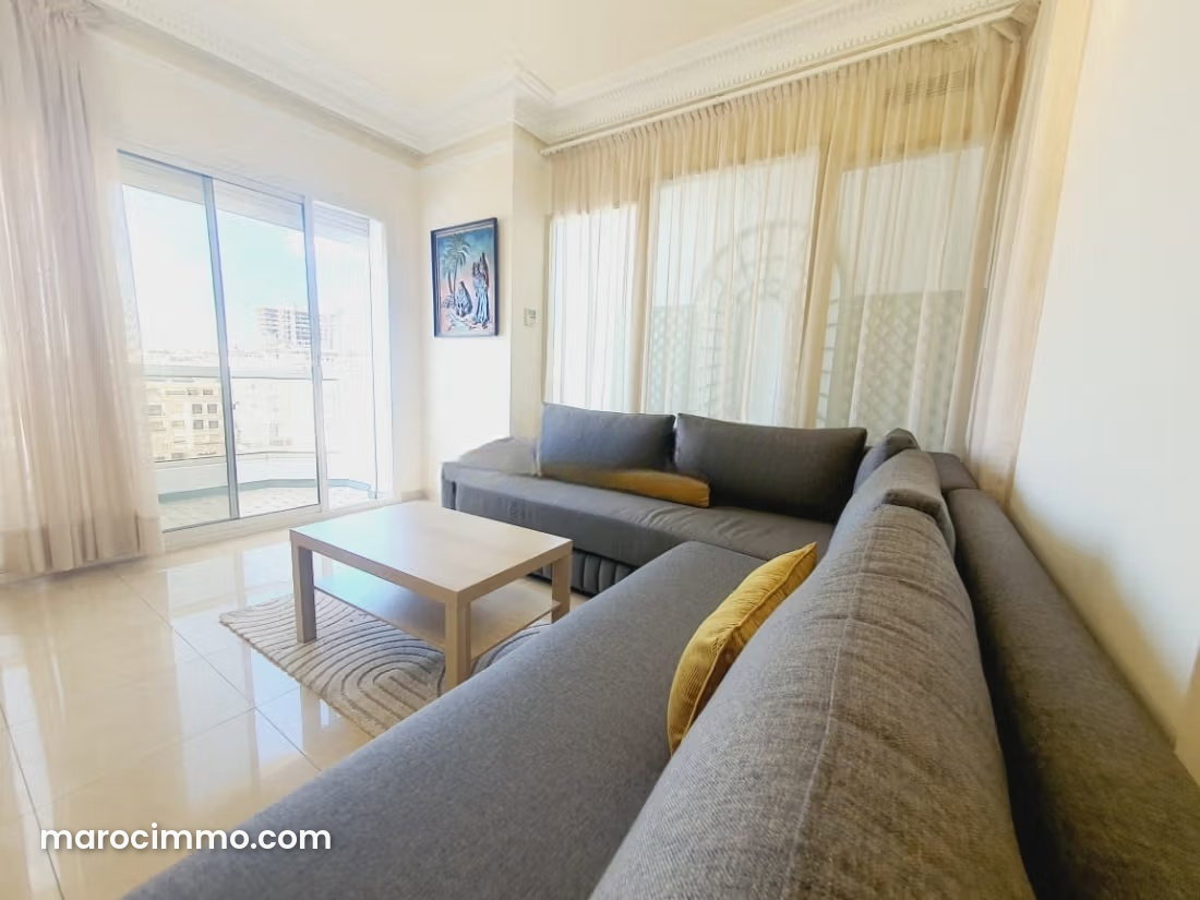 Studio meublé avec terrasse et vue, Gauthier, Casablanca — Casablanca