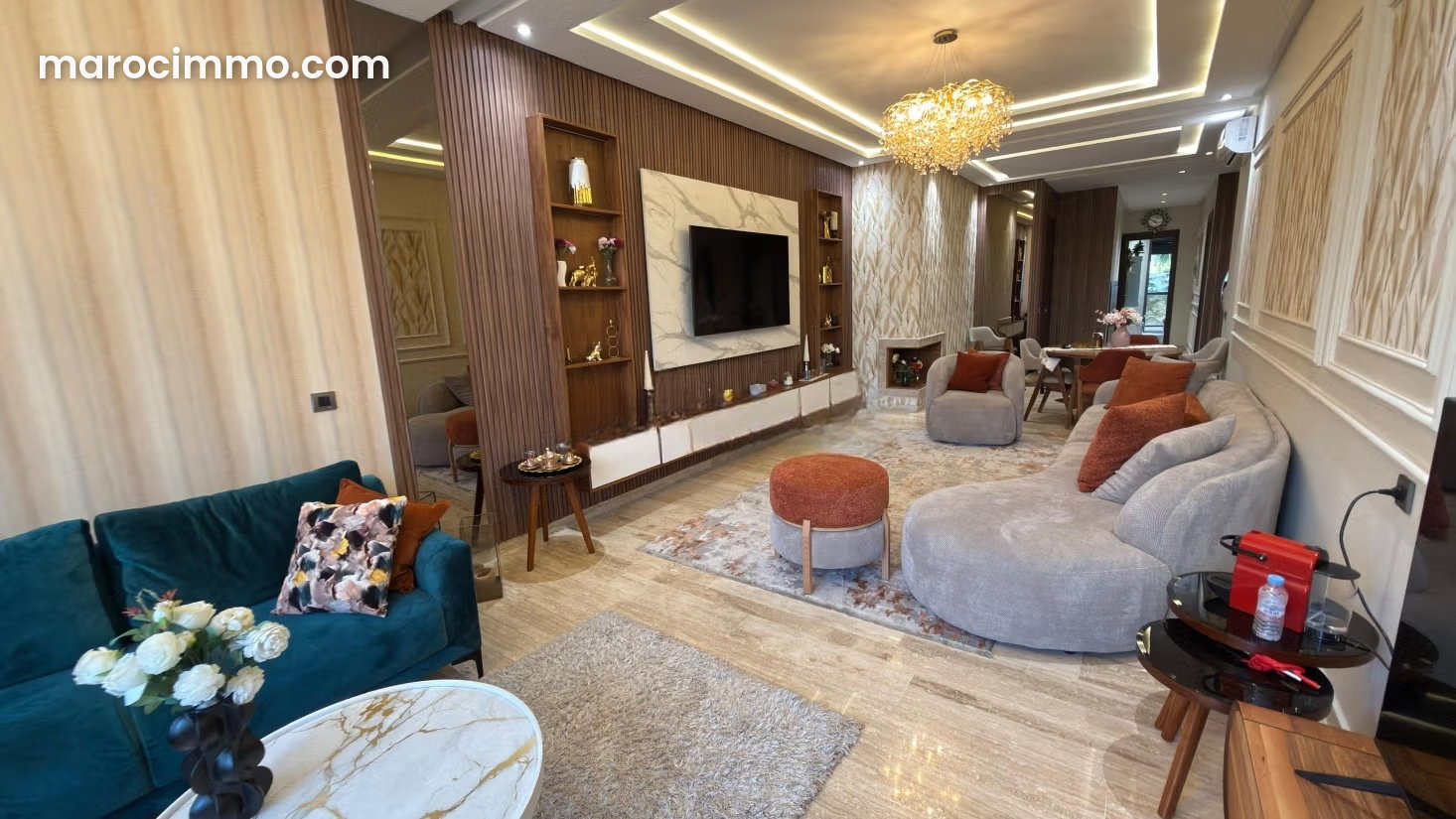 140 sqm apartment with garden and pool, Dar Bouazza — Dar Bouazza