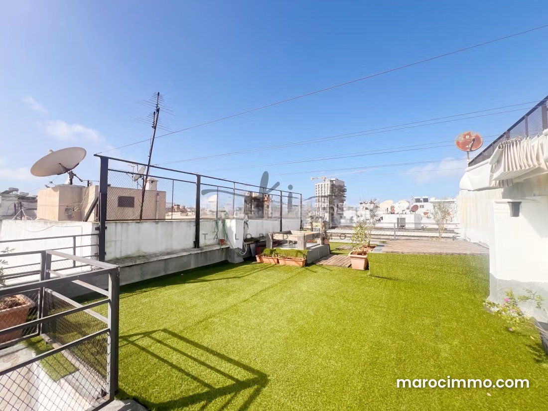 Furnished 255 sqm duplex with 85 sqm terrace | Racine, Casablanca — Casablanca