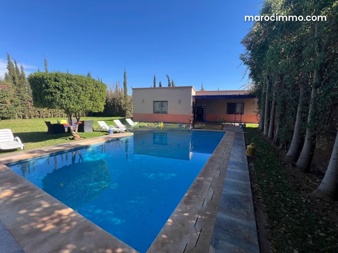 Villa 5 chambres avec piscine à louer, Route de Fès, Marrakech — Marrakech