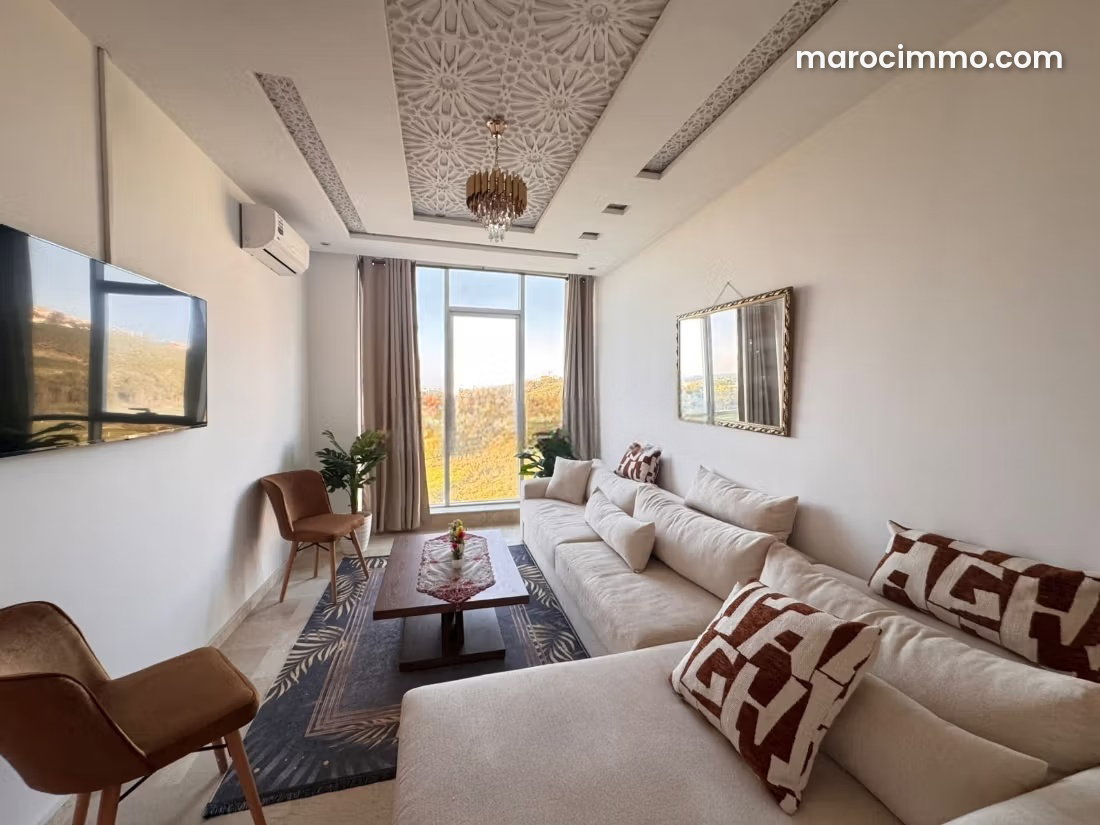 Furnished Apartment with Sea View in Tanja Balia, Tangier — Tangier