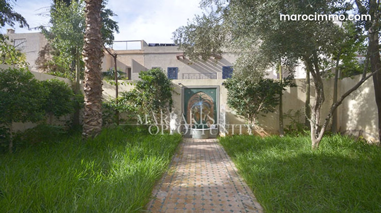 Villa 5 chambres à vendre, Hay Targa, Marrakech, jardin et garage — Marrakech