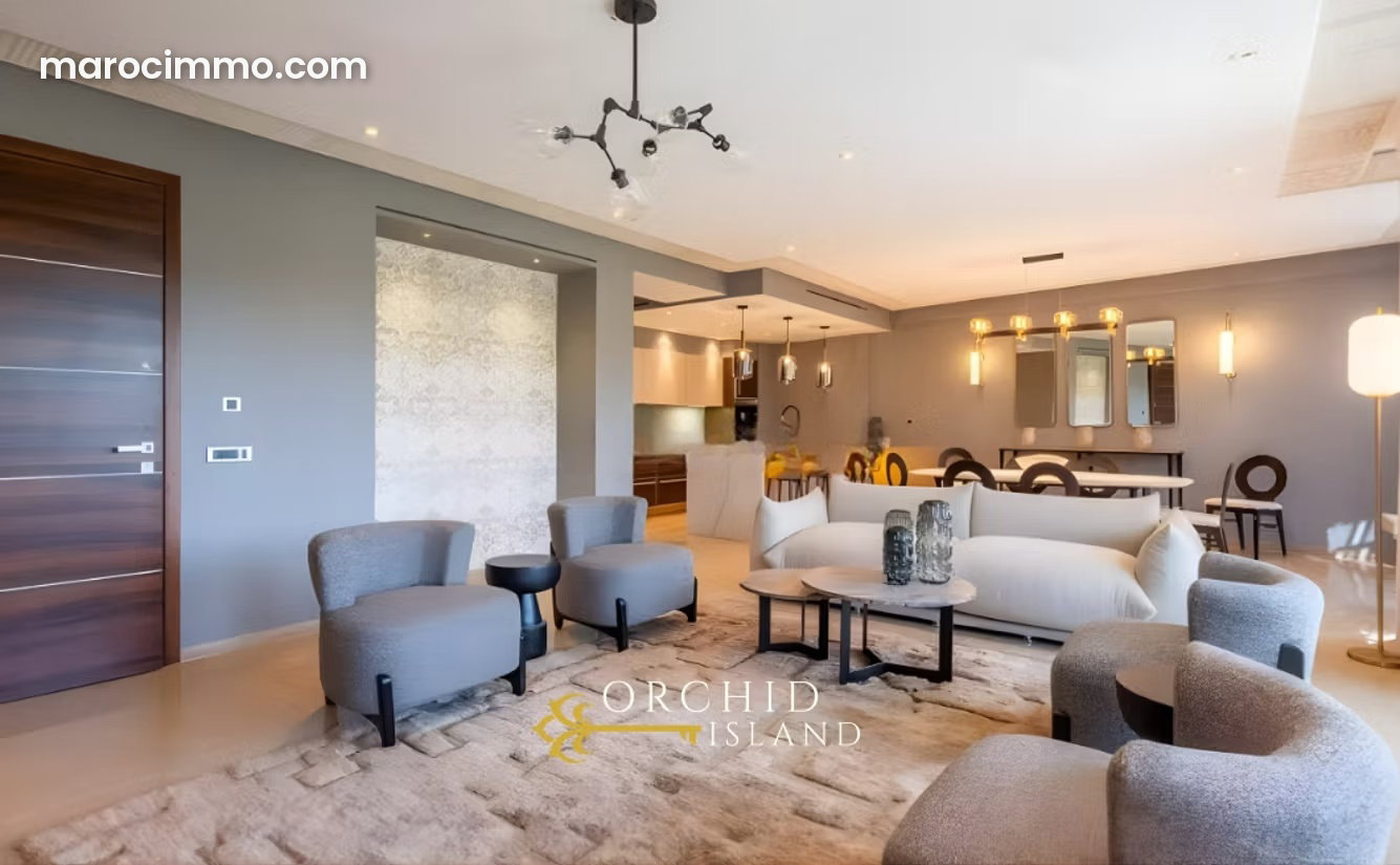 185 sqm Duplex with Park Views and Private Garden in Guéliz, Marrakech — Marrakesh