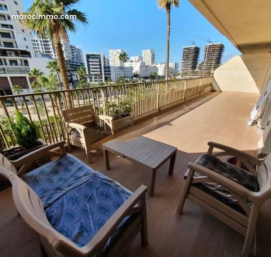 Appartement meublé avec terrasse à Casablanca Finance City — Casablanca