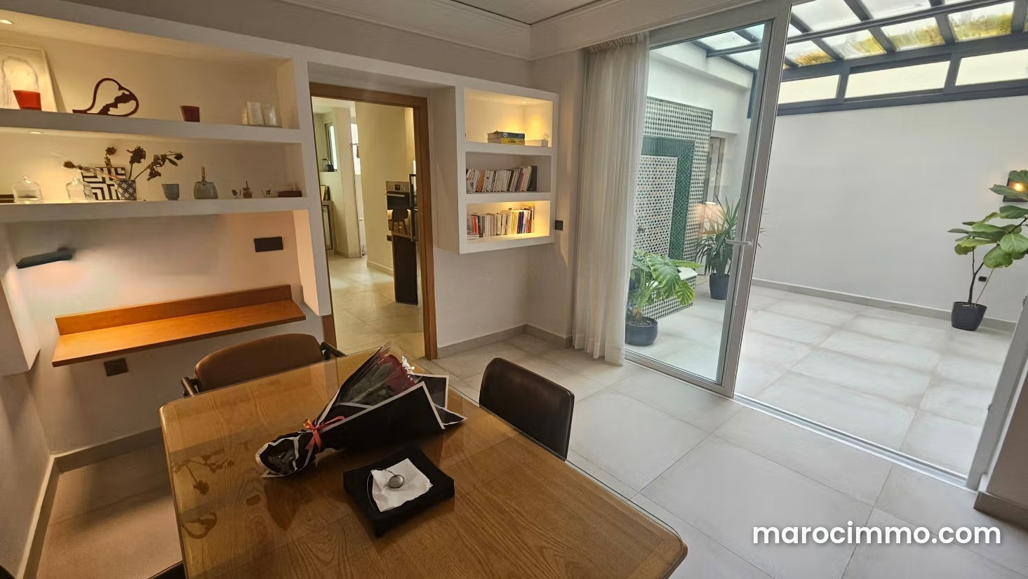 Appartement 170 m² avec jardin privatif, Racine, Casablanca — Casablanca