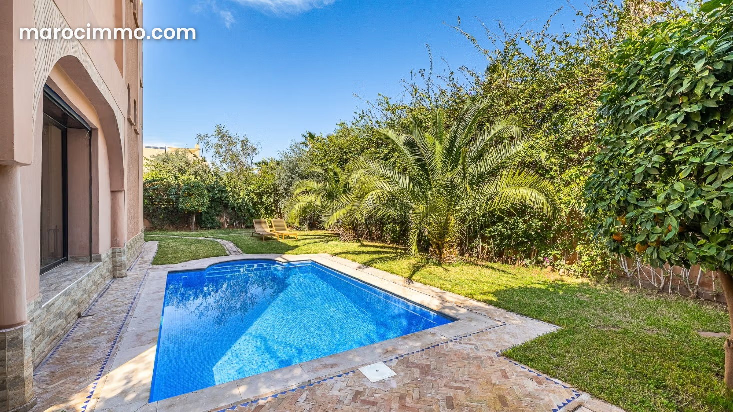 Villa meublée 4 chambres avec piscine, Hay Lalla Haya, Marrakech — Marrakesh