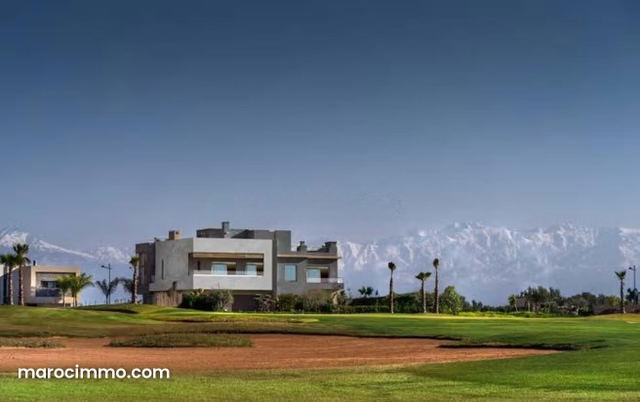 Terrain front golf à argan prestigia — Marrakech