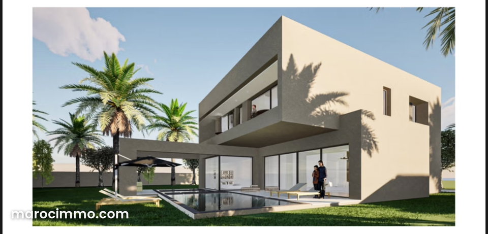 Villa 4 suites 1000m2 de terrain route d’amizmiz