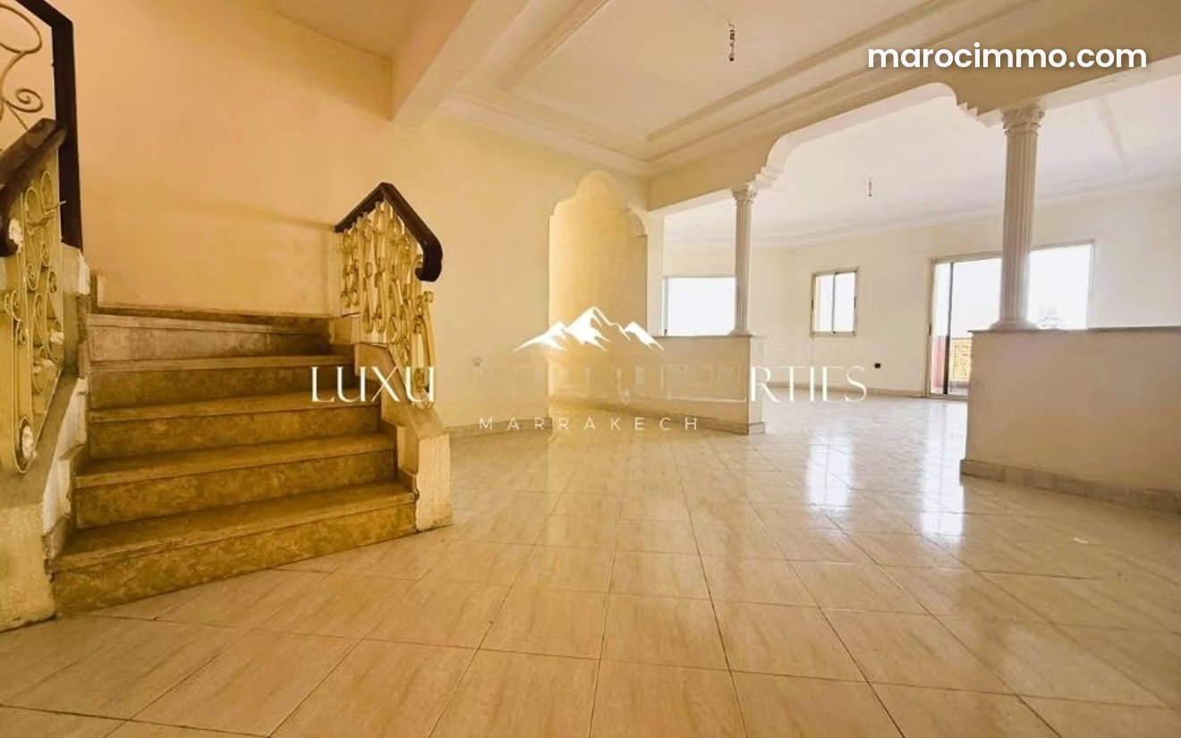 Appartement 156 m² avec terrasse panoramique, Guéliz Marrakech — Marrakech