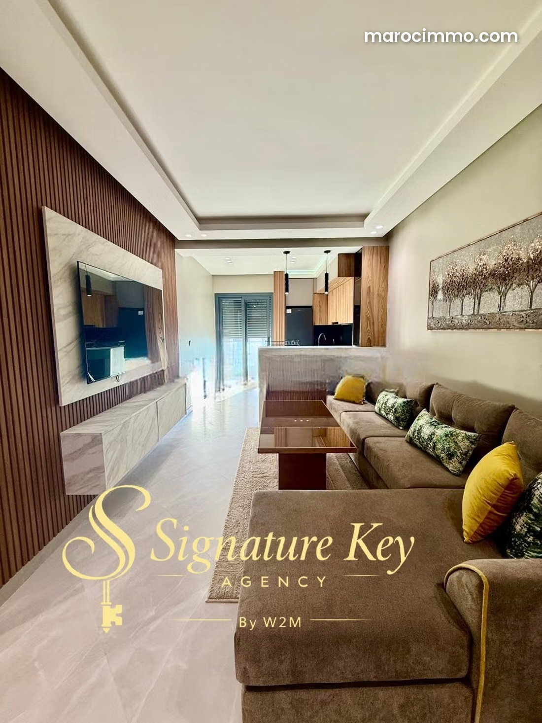 Furnished 75 sqm Apartment with Two Bedrooms, Tanja Balia, Tangier — Tangier