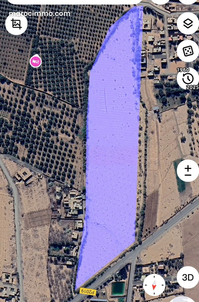 Vente terrain à Sidi Abdallah Ghiat. Superficie 500000 m² — Sidi Abdallah Ghiat