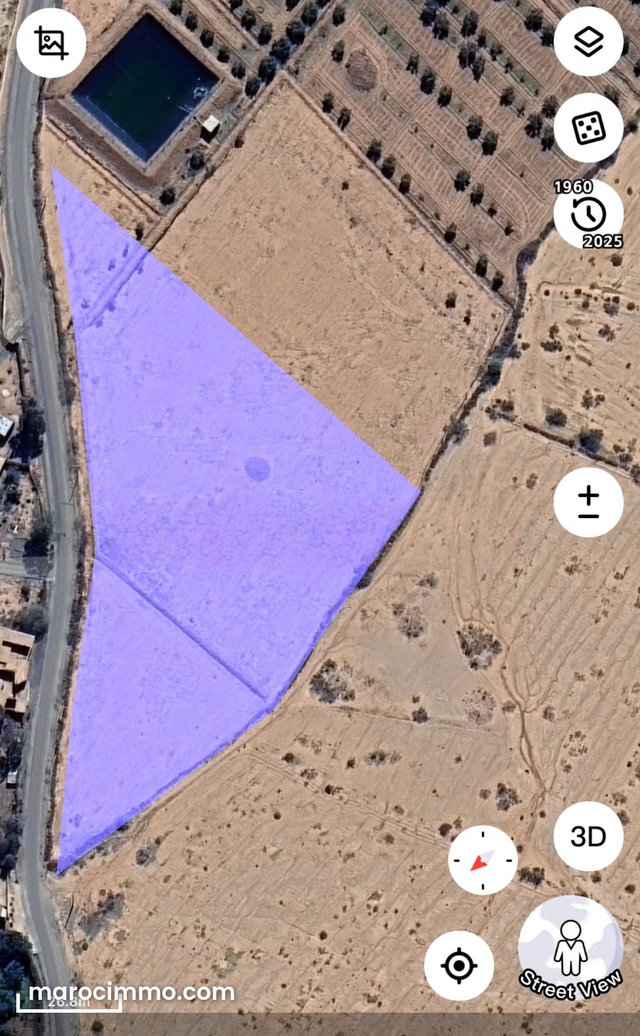 Terrain à la vente à Sidi Abdallah Ghiat. Surface totale 10800 m² — 2