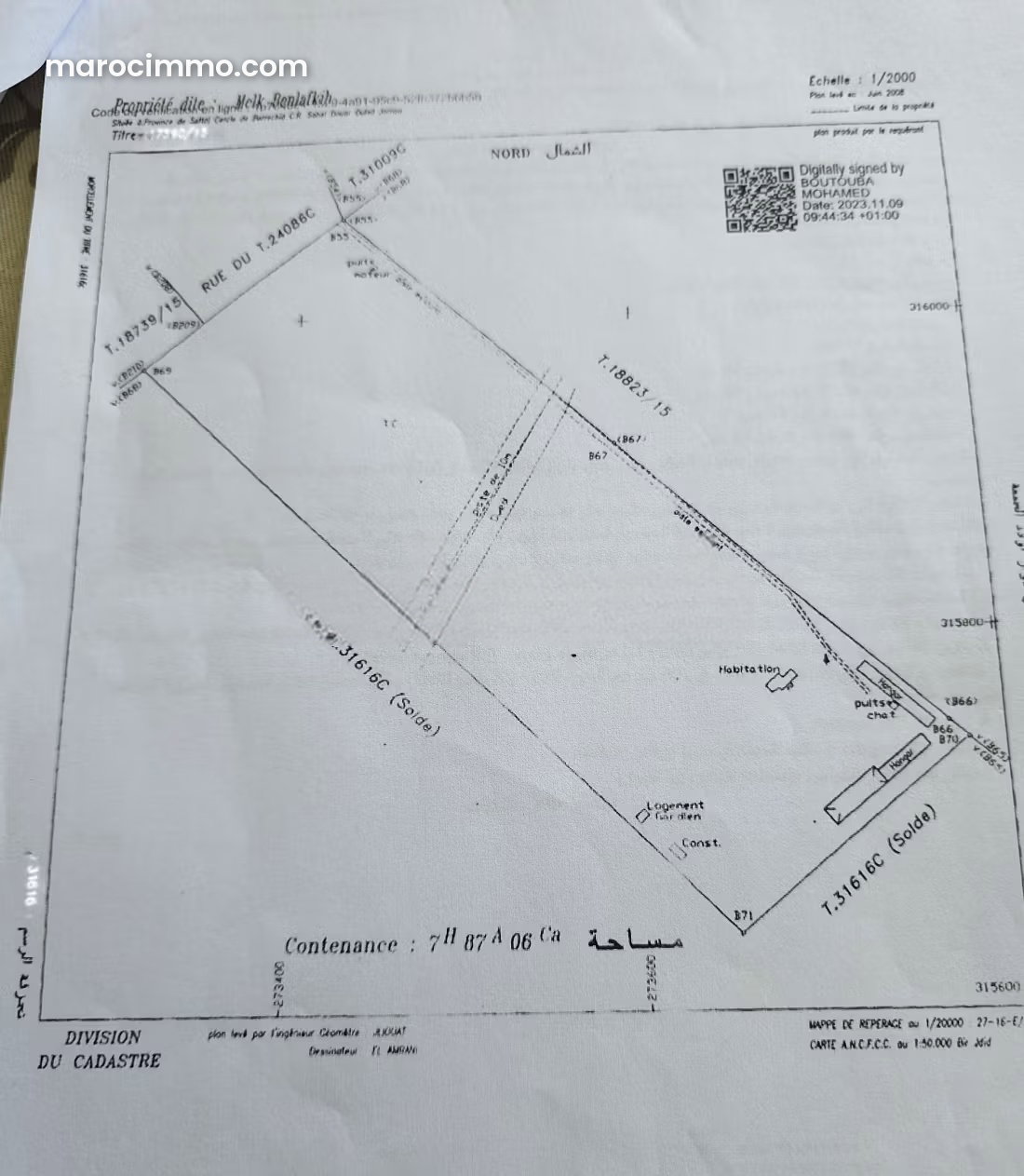 7.8 ha Industrial Land, In2b Zone, Had Soualem — Had Soualem